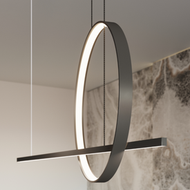 Lampa wisząca GLAD czarna 3000K Thoro Lighting 