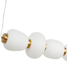 Lampa wisząca BRILLA-6 LED biało-złota 125 cm Step into design