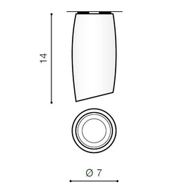Plafon VASKO biały mat Azzardo