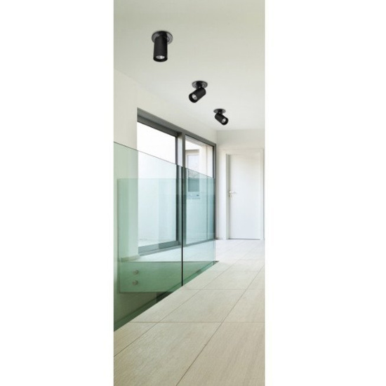 Reflektor do zabudowy z ruchomym źródłem światła Luna Black Azzardo