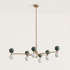 Lampa wisząca DALT L starzone złoto C1280/6 Aromas
