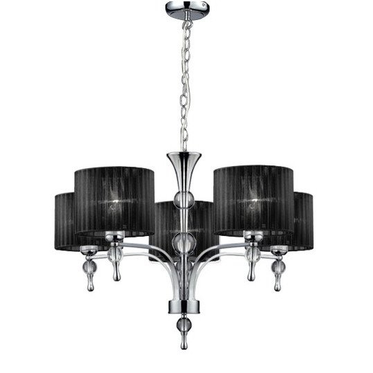 Żyrandol Impress 5 czarny AZ0499 Azzardo