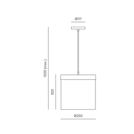 Lampa wisząca PTAN C1154/NEG/NEG Aromas 