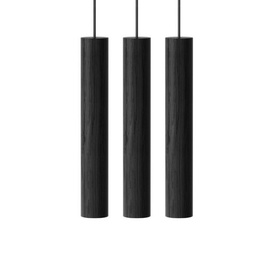 Lampa wisząca Chimes Cluster 3 czarny dąb UMAGE