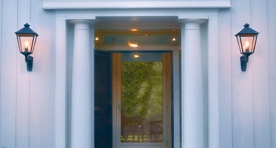 Kinkiet zewnętrzny London Norlys art. 493 czarny