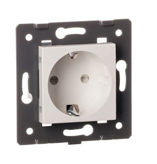 WL-702G-61-cr ZESTAW LIVOLO dwuprzyciskowy włącznik dotykowy z gniazdem