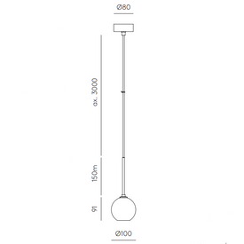 Lampa wisząca Lita C1230 Aromas