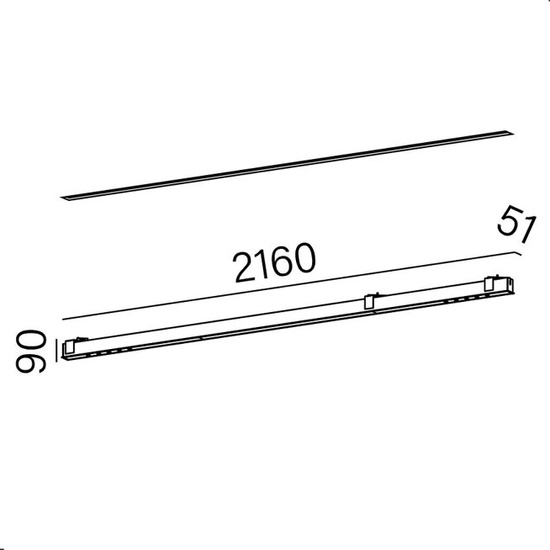 MIXLINE LED wpuszczana listwa oświetleniowa AQform