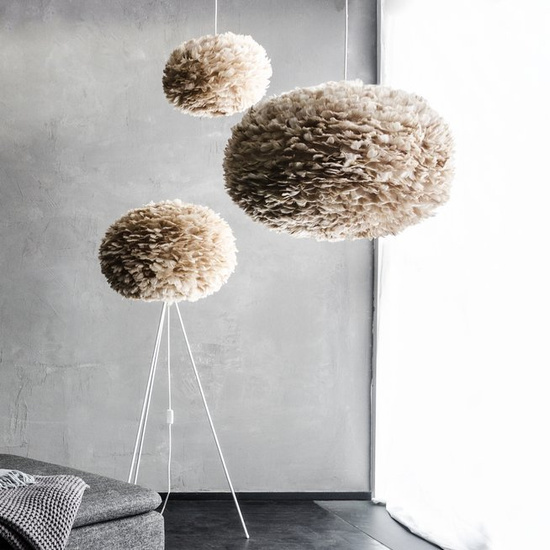 Lampa wisząca EOS x-large jasny brąz UMAGE