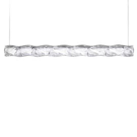 Transparentna lampa wisząca HUGO włoskiej firmy SLAMP