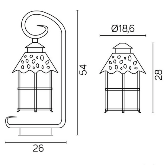 Lampa stojąca TOLEDO K 4011/1/R SU-MA