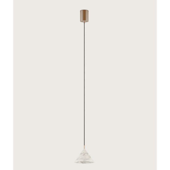 Lampa wisząca ANZA starzone złoto C1336 Aromas
