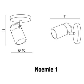 Kinkiet łazienkowy Azzardo Noemie