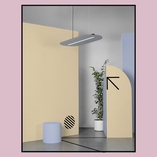 Lampa wisząca AQfelt OVALL RAFTER LED AQForm 