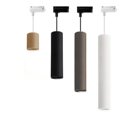 Lampa wisząca do szynoprzewodu LUCAS TUBE RIBBED TRACK 1LINE Azzardo