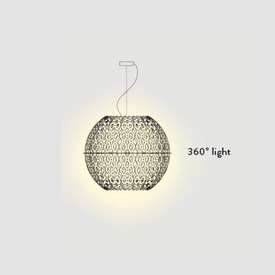 Lampa wisząca Charlotte Globe biała Slamp