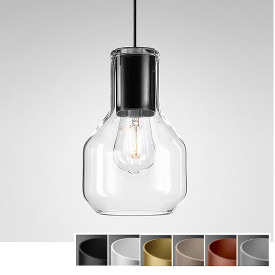 LAMPA WISZĄCA MODERN GLASS Barrel TP E27 230V AQFORM