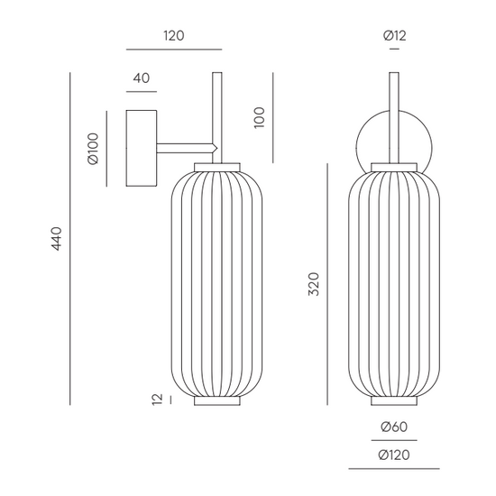 Kinkiet Elma A1312 IP44 Aromas 
