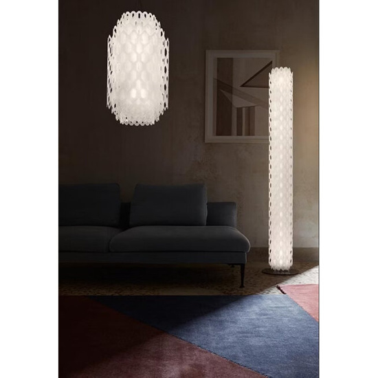 Lampa wisząca Chantal biała S Slamp