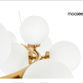 Lampa wisząca COSMO 72 złota Moosee