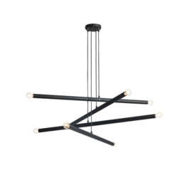 Lampa wisząca Tubo 8 1072P1 czarna