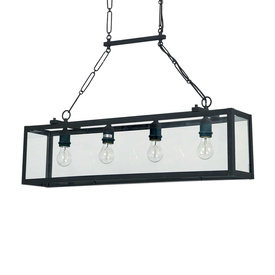 LAMPA WISZĄCA IGOR SP4 CZARNA 092942 IDEAL LUX