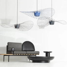 LAMPA WISZĄCA VERTIGO KOBALTOWA - 140 cm