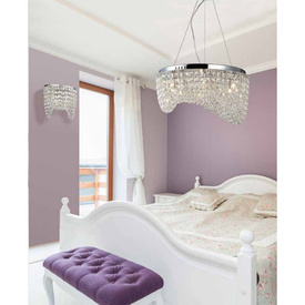 Lampa wisząca z kryształkami CARMEN Azzardo AZ1284