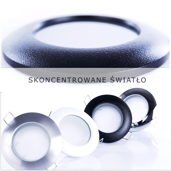 Czarny wpust do łazienki Emilio Azzardo