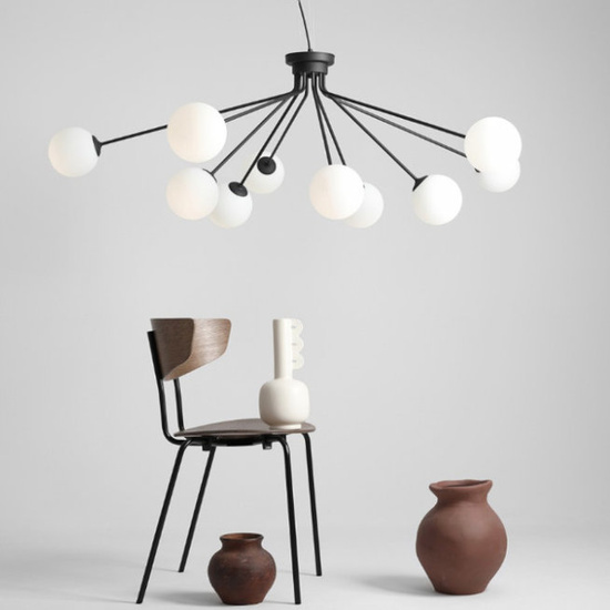 Lampa wisząca Holm 10 1082M1 czarna