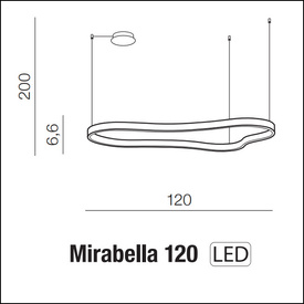 Duża ściemnialna lampa MIRABELLA 120 3000K DIMM Azzardo AZ5093