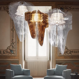 Lampa wisząca Aria Transparent Medium Slamp