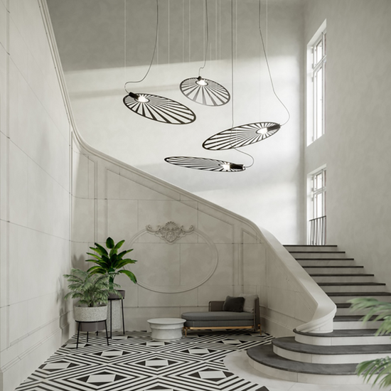 Lampa wisząca LEHDET czarna Thoro Lighting 