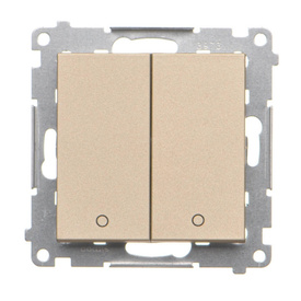 Łącznik dwubiegunowy podwójny Simon 55 