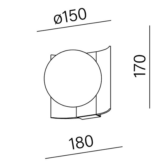  MODERN BALL LED natynkowy AQFORM