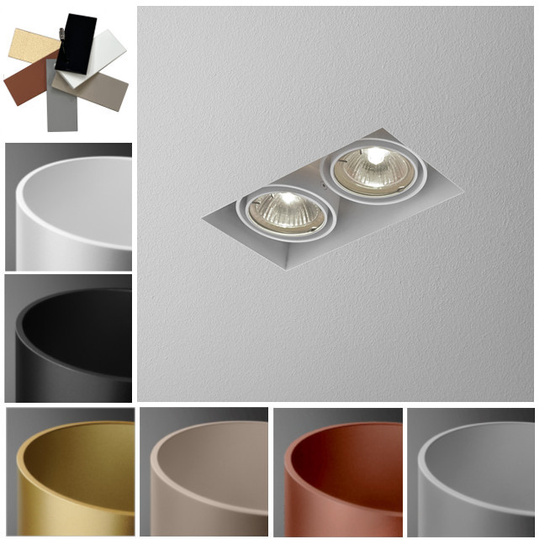 Oprawa wpuszczana bezramkowa SQUARES 50x2 trimless 230V AQFORM