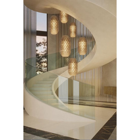 Lampa wisząca Chantal pomarańczowa S Slamp