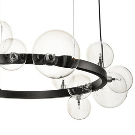 LAMPA WISZĄCA ORION CZARNA 85 CM