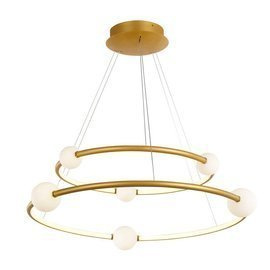 Lampa wisząca Lozanna złota PND-20112035-2A-GD Italux