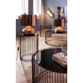 Zestaw dwóch stolików kawowych Wire Black Kare Design 79578 