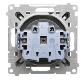 Gniazdo pojedyncze z klapą Simon 55