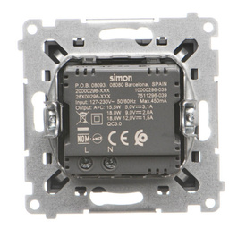 Ładowarka USB podwójna Simon 55