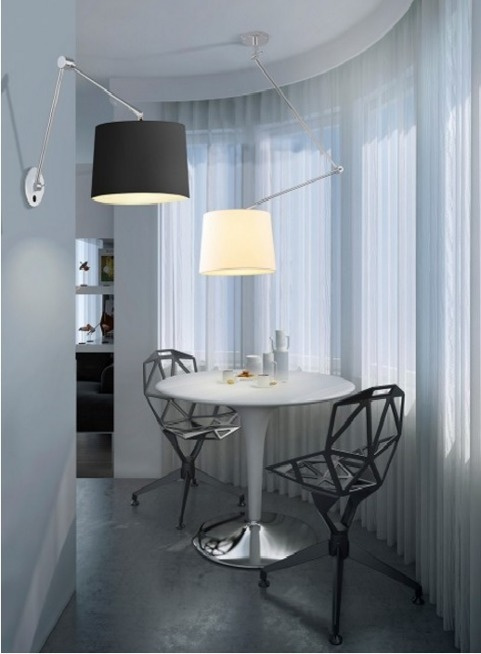 Lampa wisząca Adam S Azzardo biała