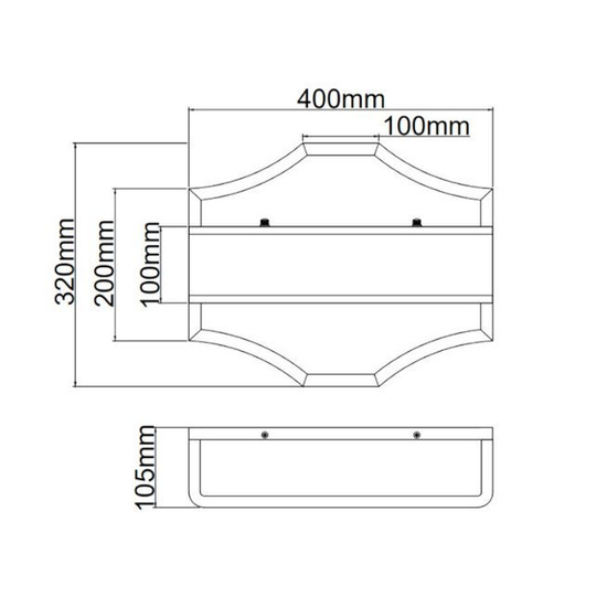 Kinkiet Gerdo Parette Cromo OPEN DESIGN HIGHLIGHTS