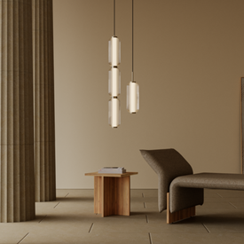 Lampa wisząca Elma starzone złoto C1312/S Aromas