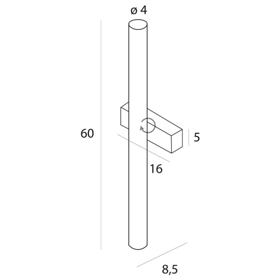 Kinkiet Thora 12W IP44 Maxlight