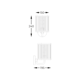 Kinkiet Sergio złoty ZUMA LINE W0528-01F-V6AC