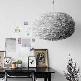 Lampa wisząca EOS x-large jasny szary UMAGE