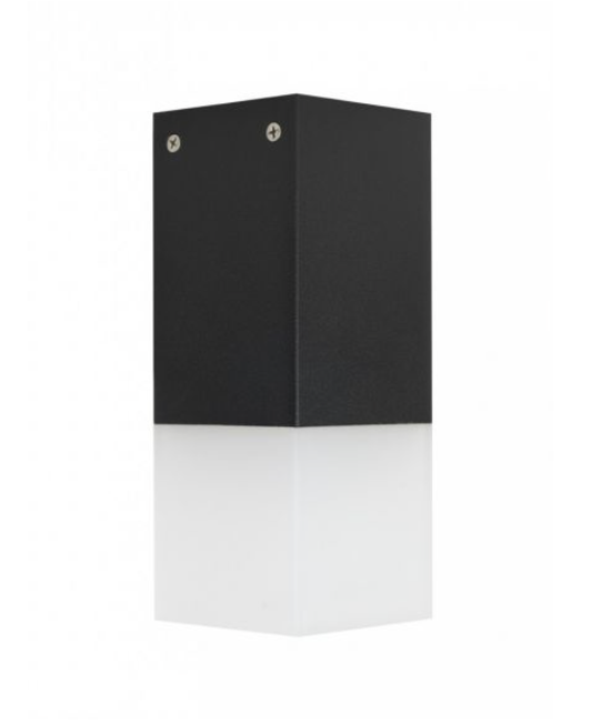 Plafon zewnętrzny czarny CUBE CB-S BL