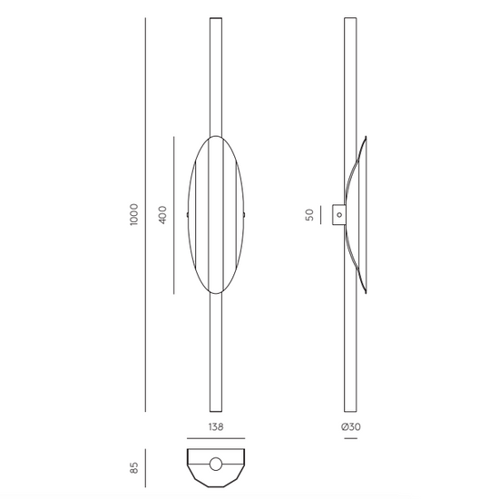 LAMPA ŚCIENNA XAGO A1262 starzone złoto Aromas